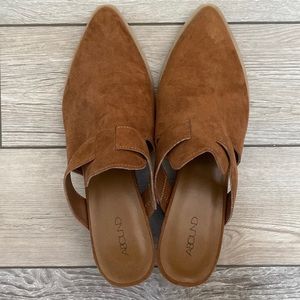 Nordstrom Rack Brown Mule Shoes